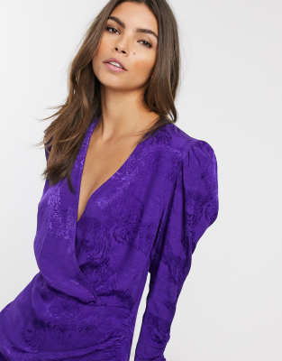 and other stories purple dress