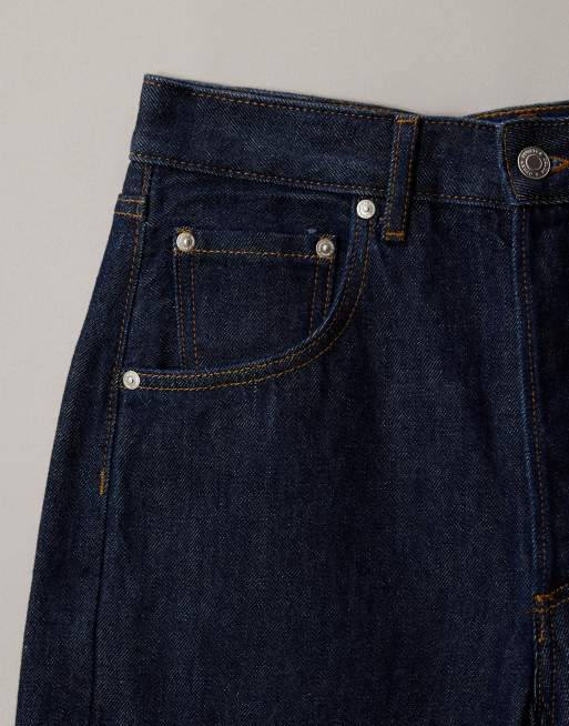 & Other Stories – Jeans in dunkelblauer Waschung mit Ballonschnitt und Umschlagsaum , 5 von 7