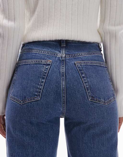 & Other Stories - Jeans med mellemhøj talje og vide ben i mellemblå vask , 4 af 5