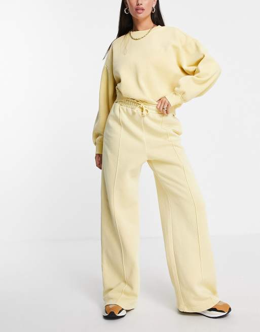 & Other Stories - Jogger d'ensemble en coton - Jaune - YELLOW, 4 de 4