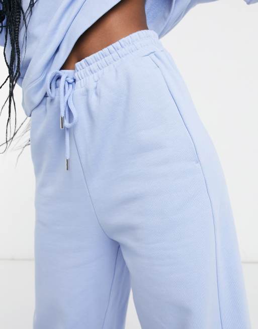 & Other Stories - Jogger large d'ensemble en coton - Bleu clair - MBLUE, 3 de 4
