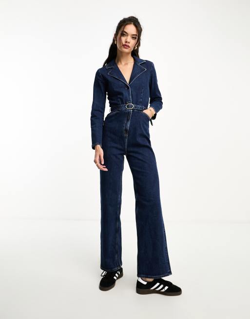 Asos jeans jumpsuit online