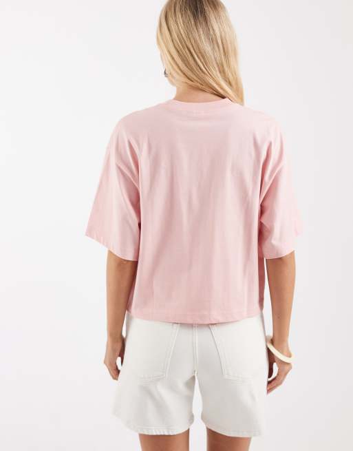 & Other Stories kastiges T-Shirt in zartem Rosa, 4 von 4