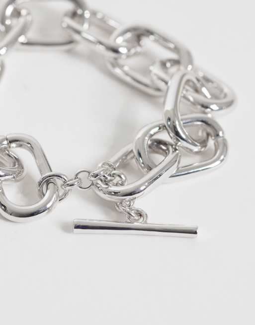 & Other Stories kedjearmband i emalj i silver, 2 av 3