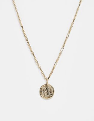 & Other Stories  Guldfärgat halsband med medaljong Guld