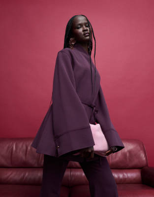 & Other Stories Kimono Style Blazer In Purple