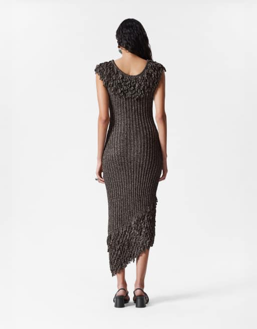 off shoulder knit dress black Darling Reverie Off Shoulder Knit Dress main image 1