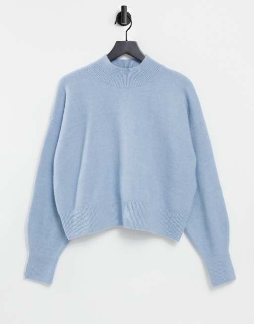 Powder shop blue sweater