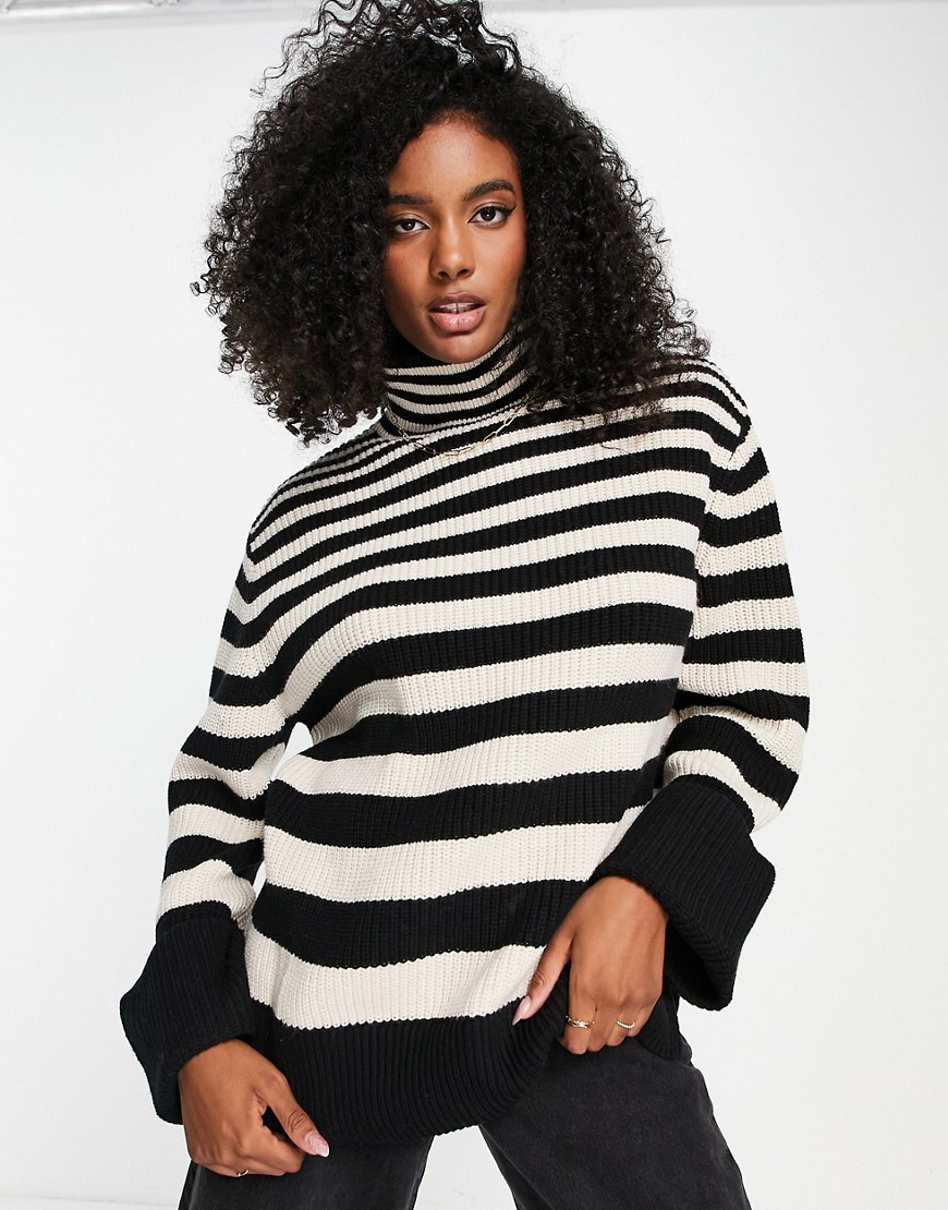& Other Stories knit sweater in stripe print-Multi