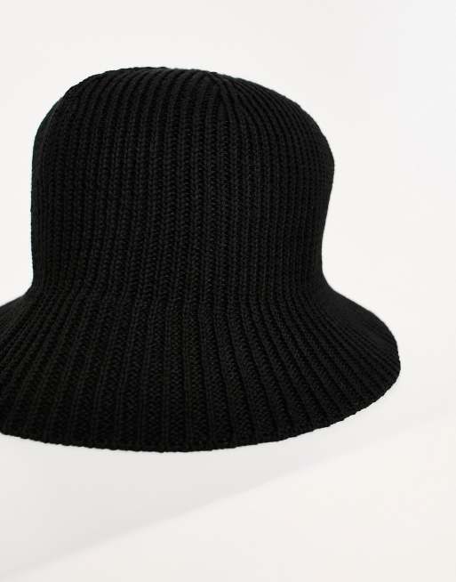 & Other Stories knitted bucket hat in black | ASOS