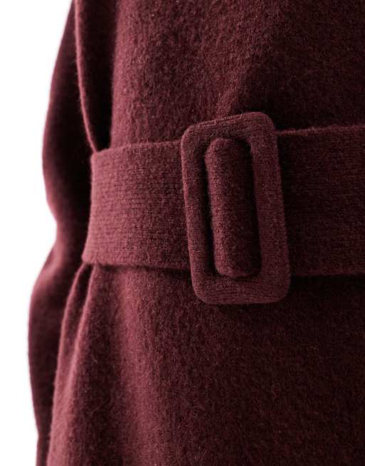 women burgundy dress for wedding Burgundy Velvet Square Neck Dress - Bridesmaid Dress