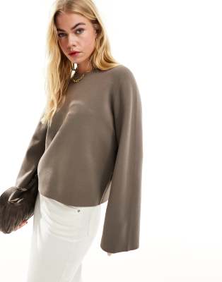 & Other Stories & Other Stories knitted sweater in mole-Neutral