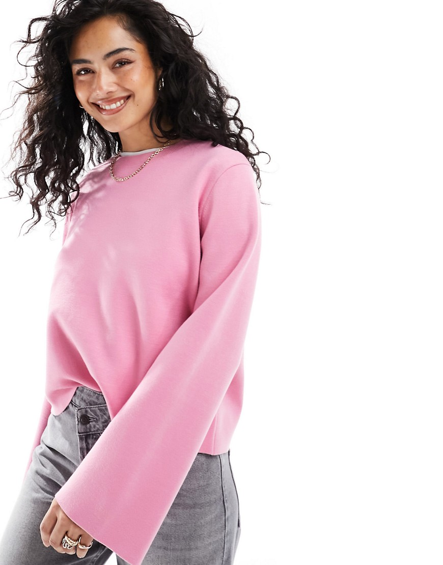 & Other Stories knitted sweater in pink