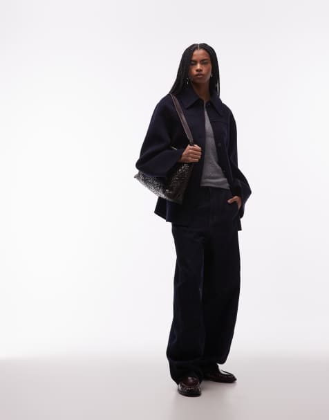 & Other Stories – Kort jacka i ullrikt tyg med krage - view 1