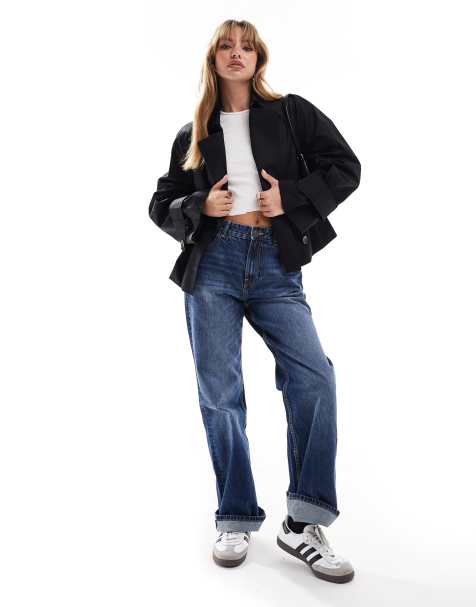 & Other Stories - Kort trenchcoat i sort - view 1