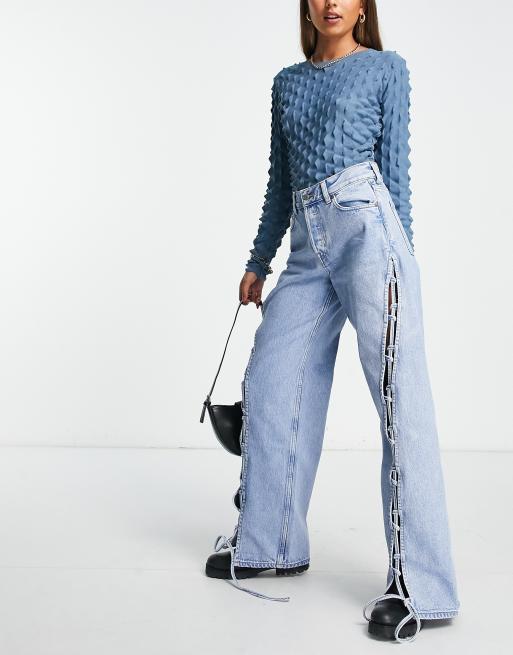 Blue cut 2024 up jeans