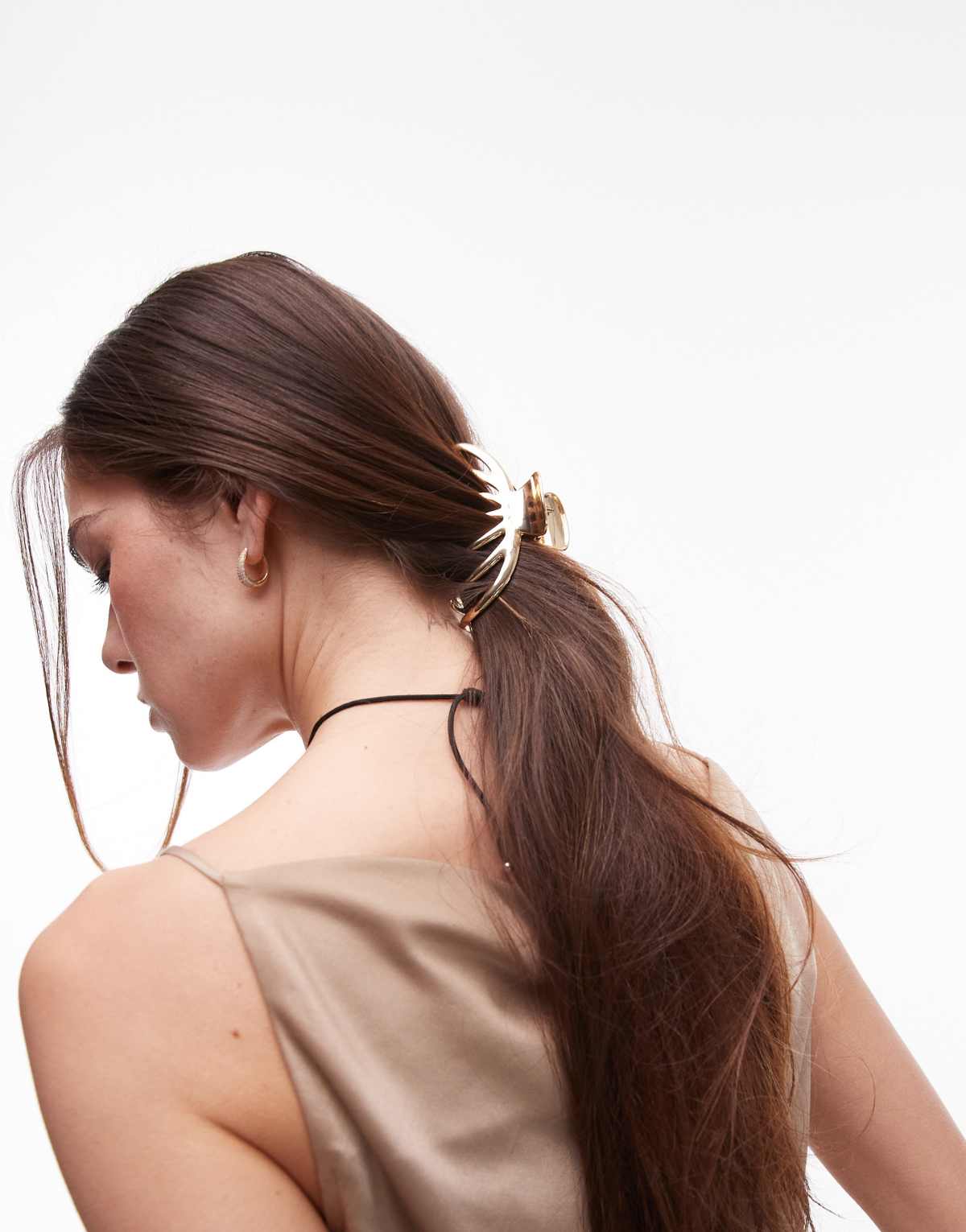 & Other Stories large hair claw clip in gold