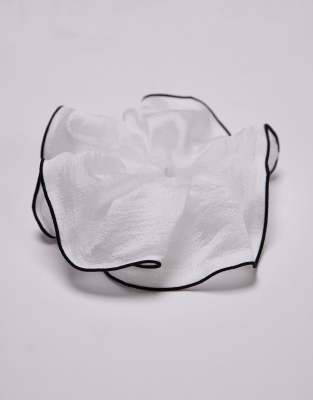& Other Stories Large Scrunchie In White