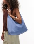 [Other Stories] & Other Stories large suede tote in light blue No Size BLUE