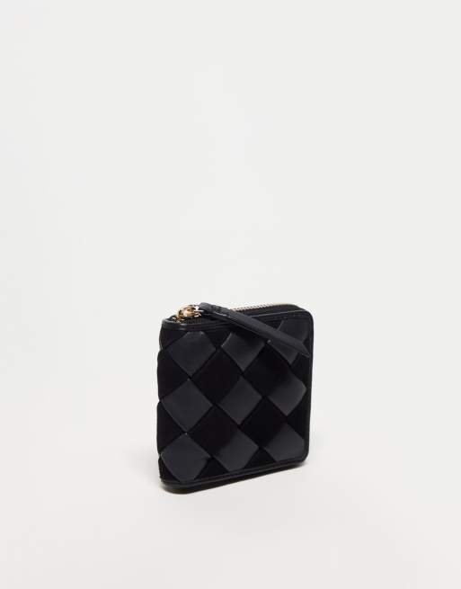 & Stories and suide braided purse black | ASOS