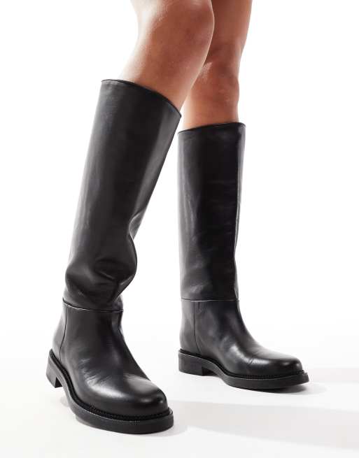 Flat hotsell boots asos