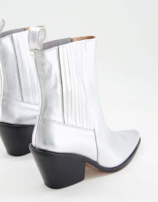 & other stories silver boots