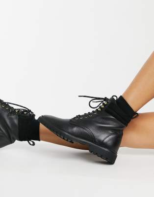 & other stories black lace up boots