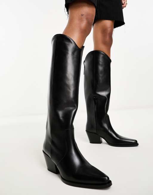 Other stories knee 2025 high cowboy boots