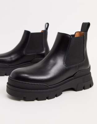 other stories chunky chelsea boots