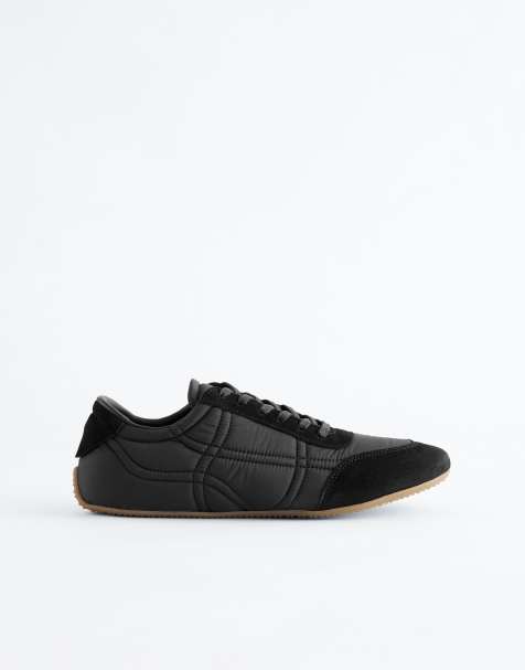 & Other Stories leather sneakers in hairy leopard animal print - view 1