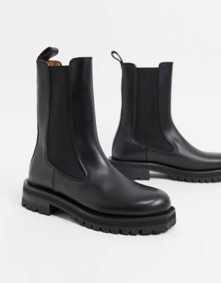 other stories chunky chelsea boots