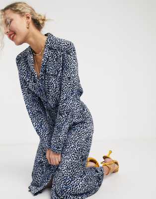 & other stories leopard dress