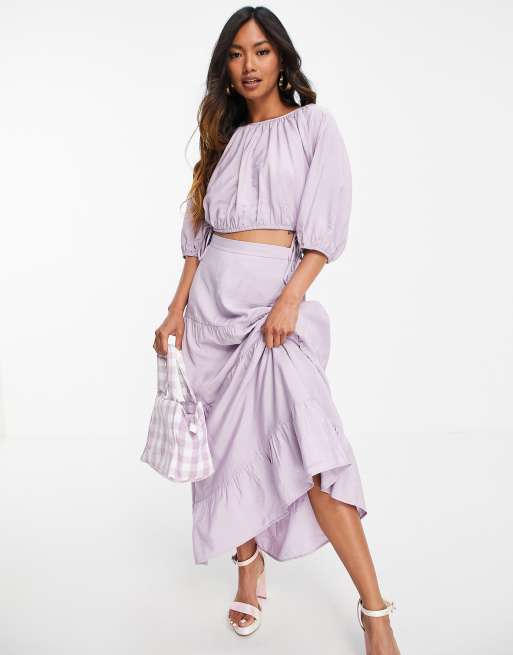 & Other Stories – Liliowy krótki top, część zestawu – LILAC, 4 z 4