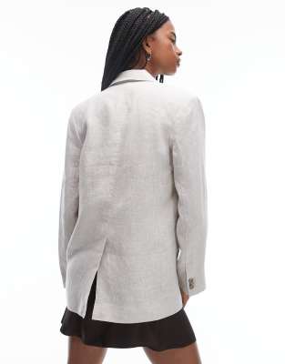 & Other Stories Linen Blazer In Neutral