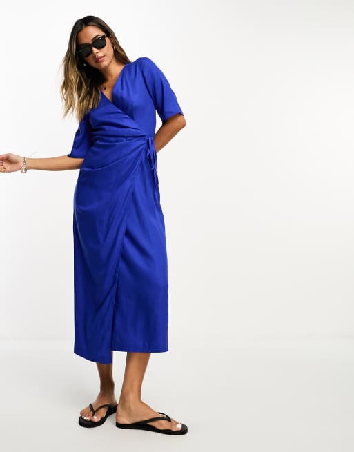 Other stories shop midi wrap dress