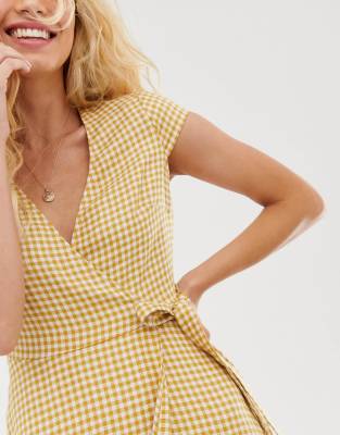 next yellow gingham dress