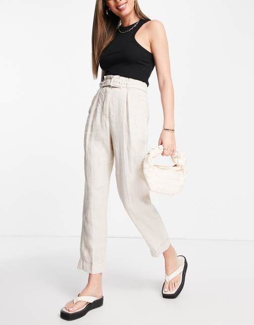 Asos linen outlet pants