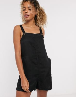 black sleeveless playsuit