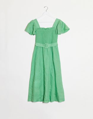 & other stories green dress