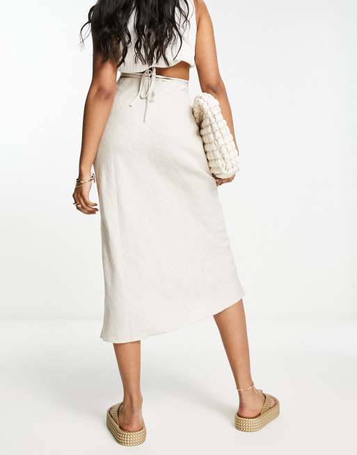 Linen hotsell tie skirt