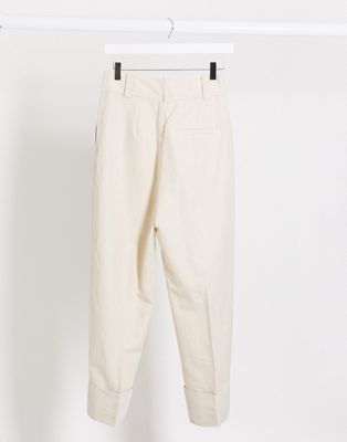 linen utility pants