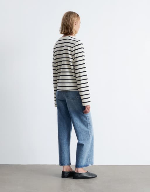 & Other Stories long sleeve top in multi stripes ASOS exclusive