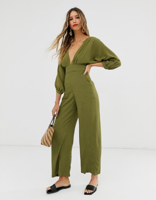 And other stories green 2024 jumpsuit