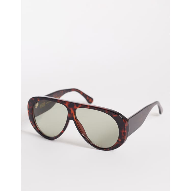 Lunettes De Vue Aviateur Homme WOOW Wool Street 3 - Écailles Marron & Rouge - Neuf Avec Étiquettes