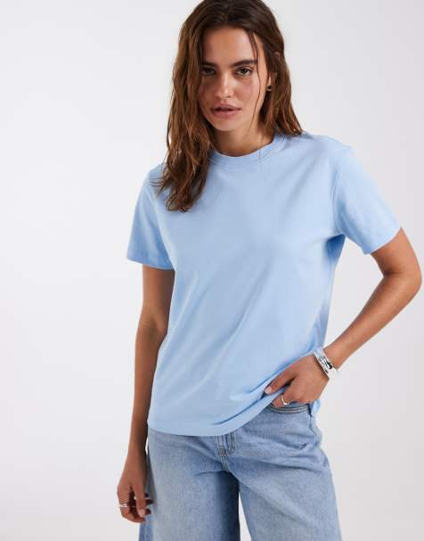 & Other Stories - Lyseblå afslappet kortærmet T-shirt - view 1