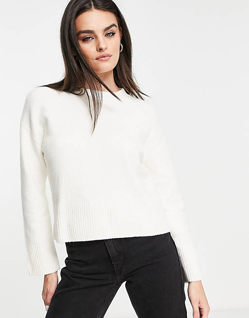& Other Stories - Maglione girocollo bianco sporco