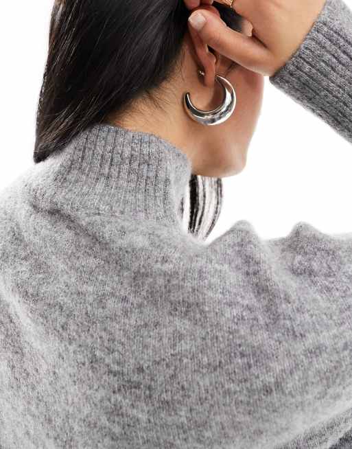 & Other Stories - Maglione grigio in lana e lana merino, 3 di 4