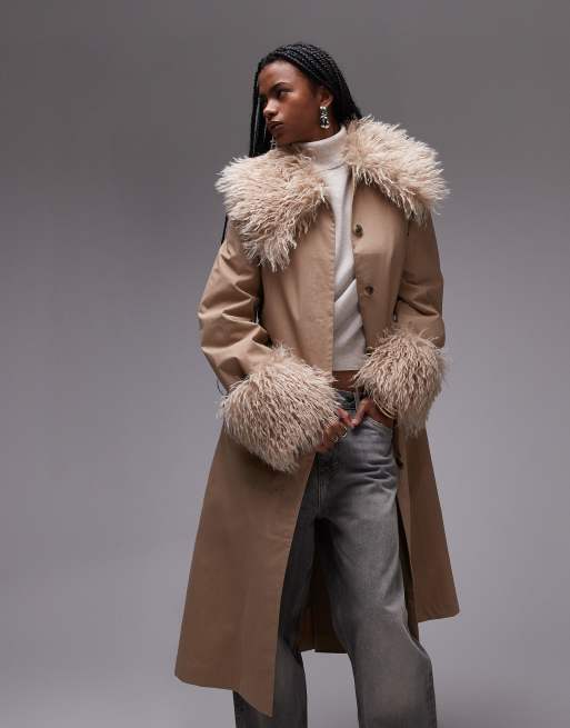 Other Stories Manteau mi-long à ceinture avec col et poignets