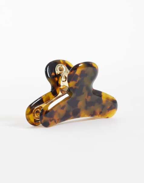 & Other Stories marble hair claw clip in black - view 1