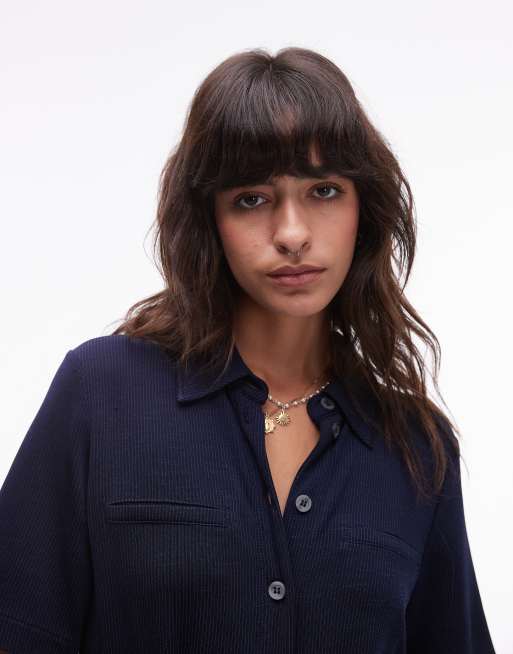 & Other Stories – Marinblå jumpsuit i cargostil, 3 av 4